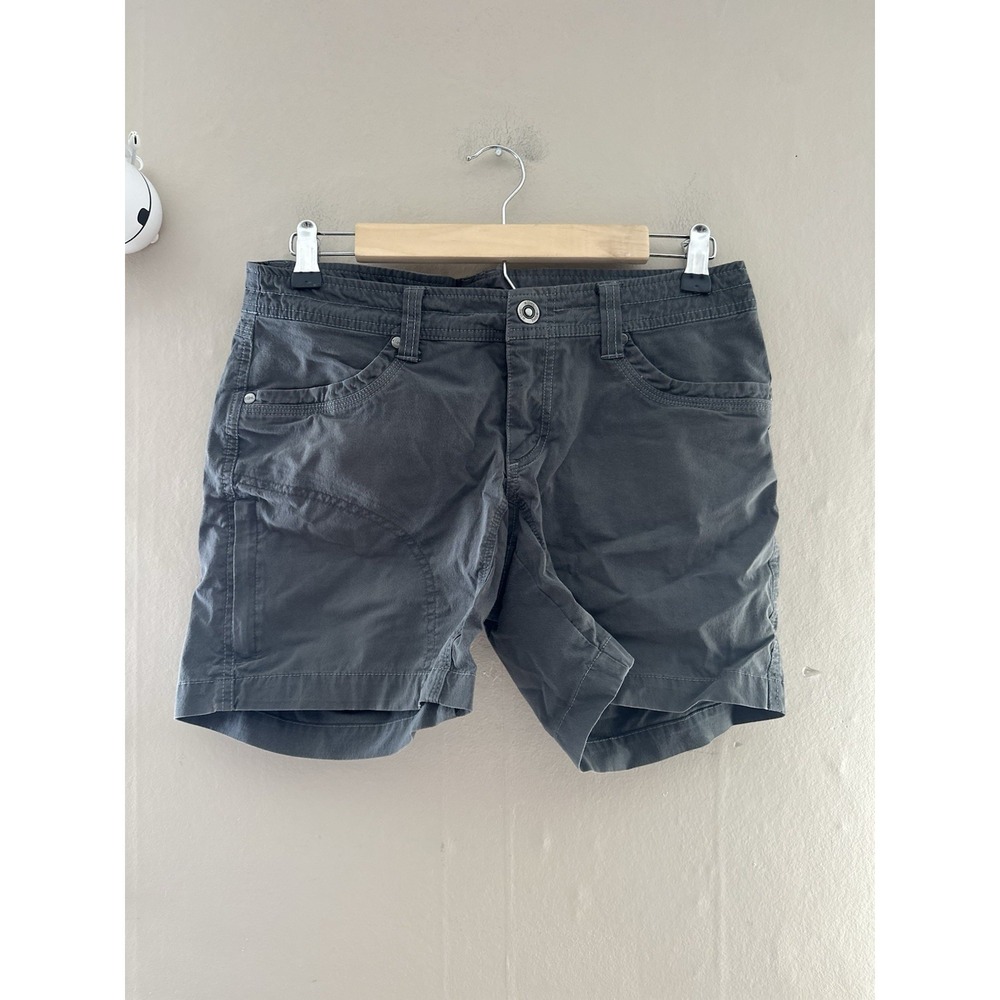 Kuhl Womens Splash Shorts Size 6 Gray Hiking Outdoors Pockets Gorpcore Low Rise